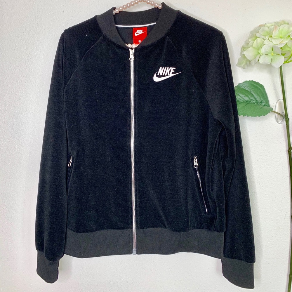 NIKE velvet zip up jacket